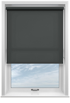 Amalfi, Pitch Black - Roller Blind